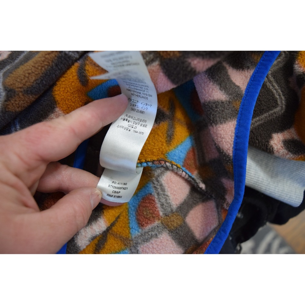 Patagonia Synchilla Snap-T Fleece Medium Anthos Pullover Women 25455 Lightweight - Picture 6 of 6